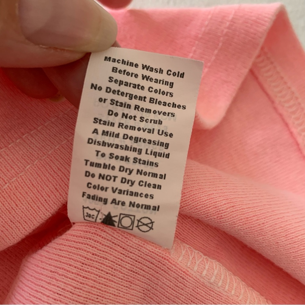 Fresh Produce Light Pink Cotton Tee T-shirt M - Picture 6 of 8